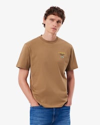 Embroidered Accent Tennis Print Jersey T-shirt