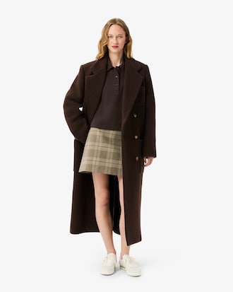 Women's Oversized Fleece Polo Collar Sweatshirt