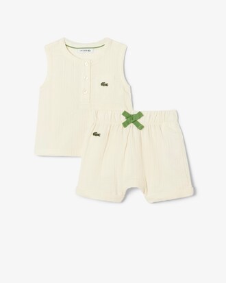 Infants' Sleeveless Cotton Set