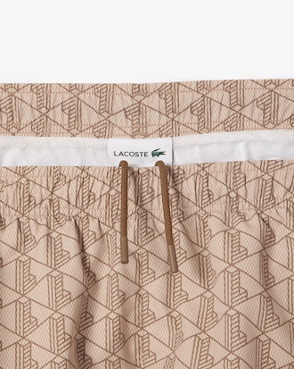 Men's Monogram Print Swim Trunks