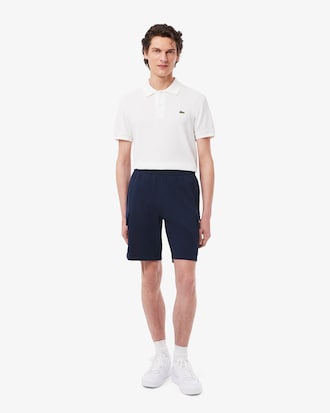 Men's Cotton Fleece Cargo Shorts