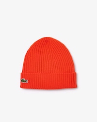 Unisex Rib Knit Brushed Wool Beanie