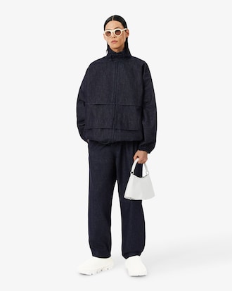 Runway Denim Track Jacket