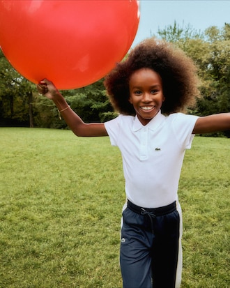 Girls' Scalloped Collar Piqu&eacute; Polo