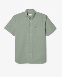 Men's Short Sleeve Regular Fit Gingham Shirt