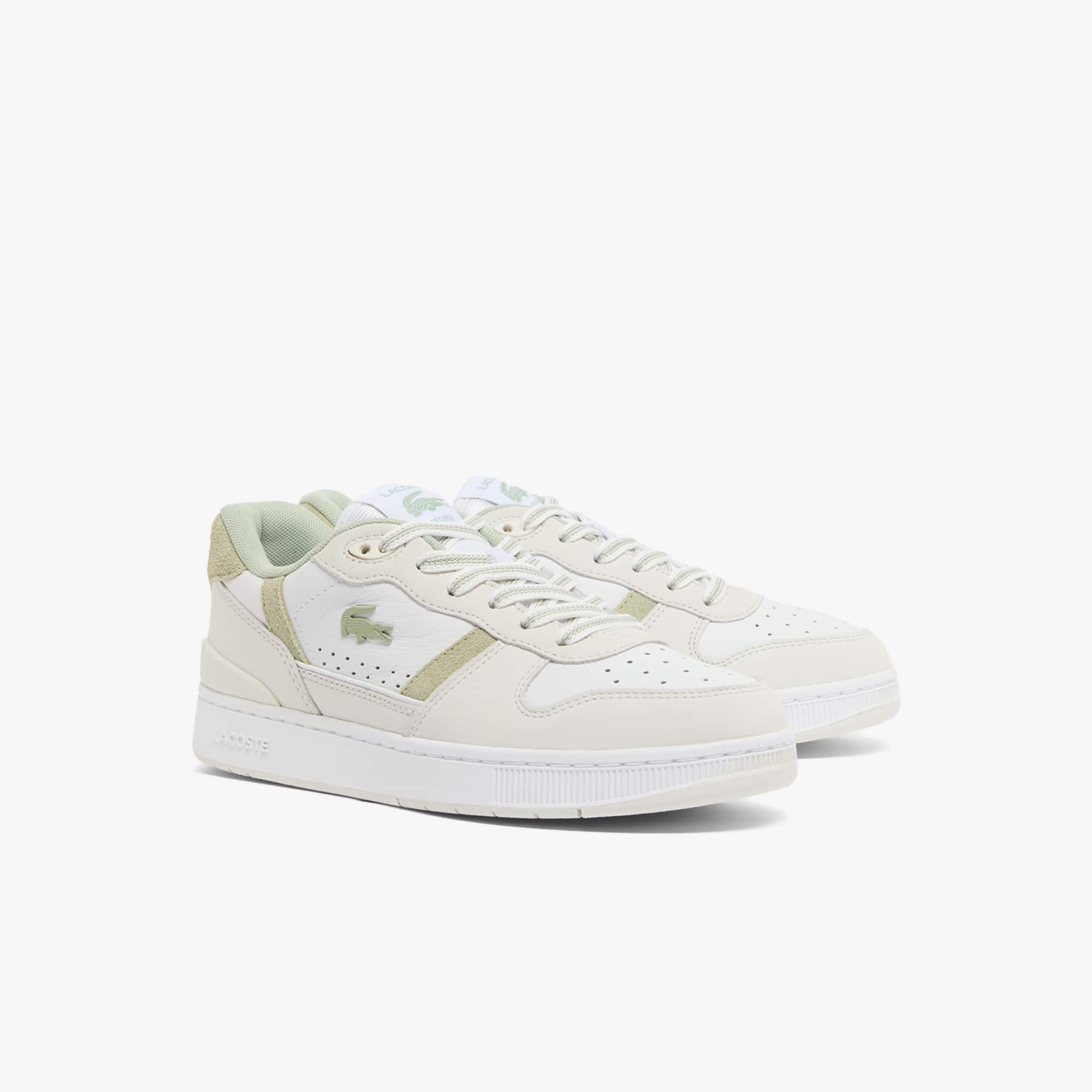 Women's T-Clip Set Leather Sneakers