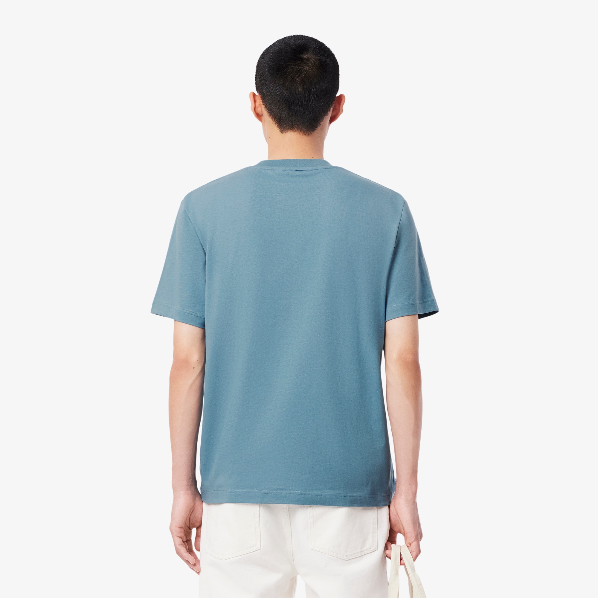 Tシャツ・カットソー LACOSTE Men T-shirt Blue 1 TH7318 HD9 Lacoste Logo Men's T-Shirt Blue TH7318-00-HBM | FOOTDISTRICT