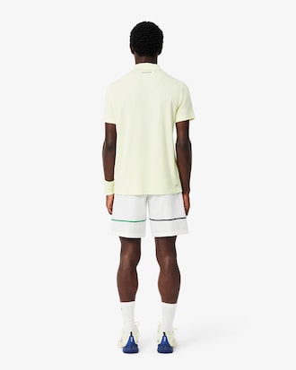 Shorts de tenis ligeros de Tafetánán con rombos