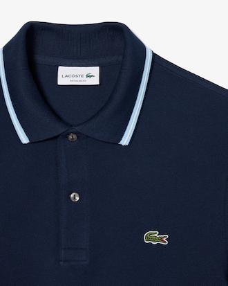 Men's Regular Fit Trim Accent L.12.12 Polo