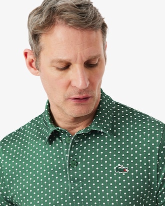 Regular Fit Printed Golf Polo