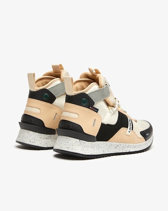 Men's Lacoste Run Breaker Leather Colour-Pop Outdoor Shoes