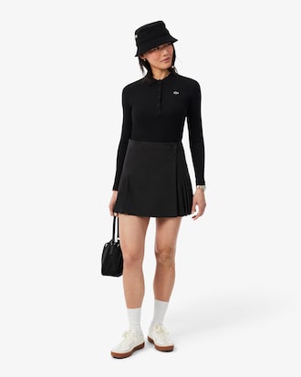 Women's Slim Fit L.12.D Ribbed Cotton Polo