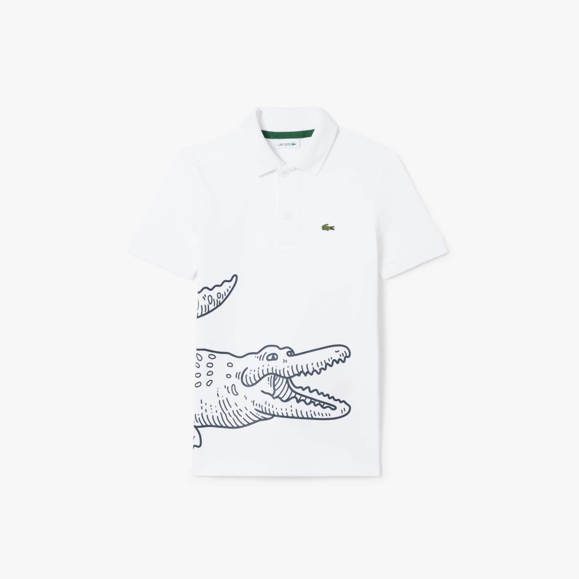 Embroidered Piqué Polo Shirt