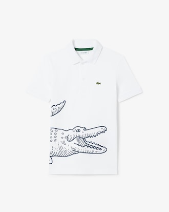 Embroidered Piqué Polo Shirt