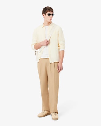 Straight Fit Cotton Chino Pants