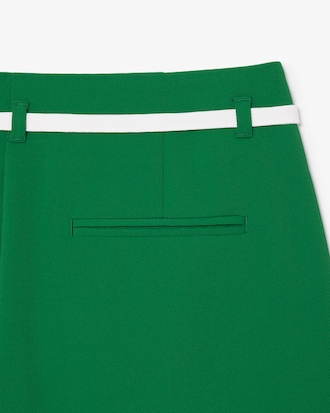 Oversized Pleated Bermuda Shorts