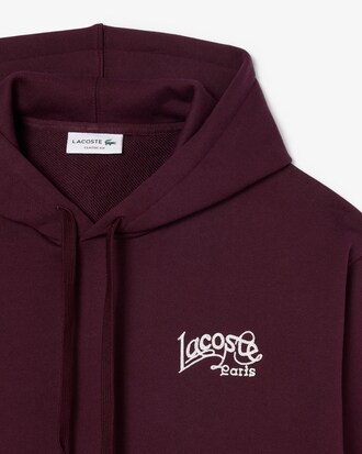 Sweatshirt &agrave; capuche marquages brod&eacute;s