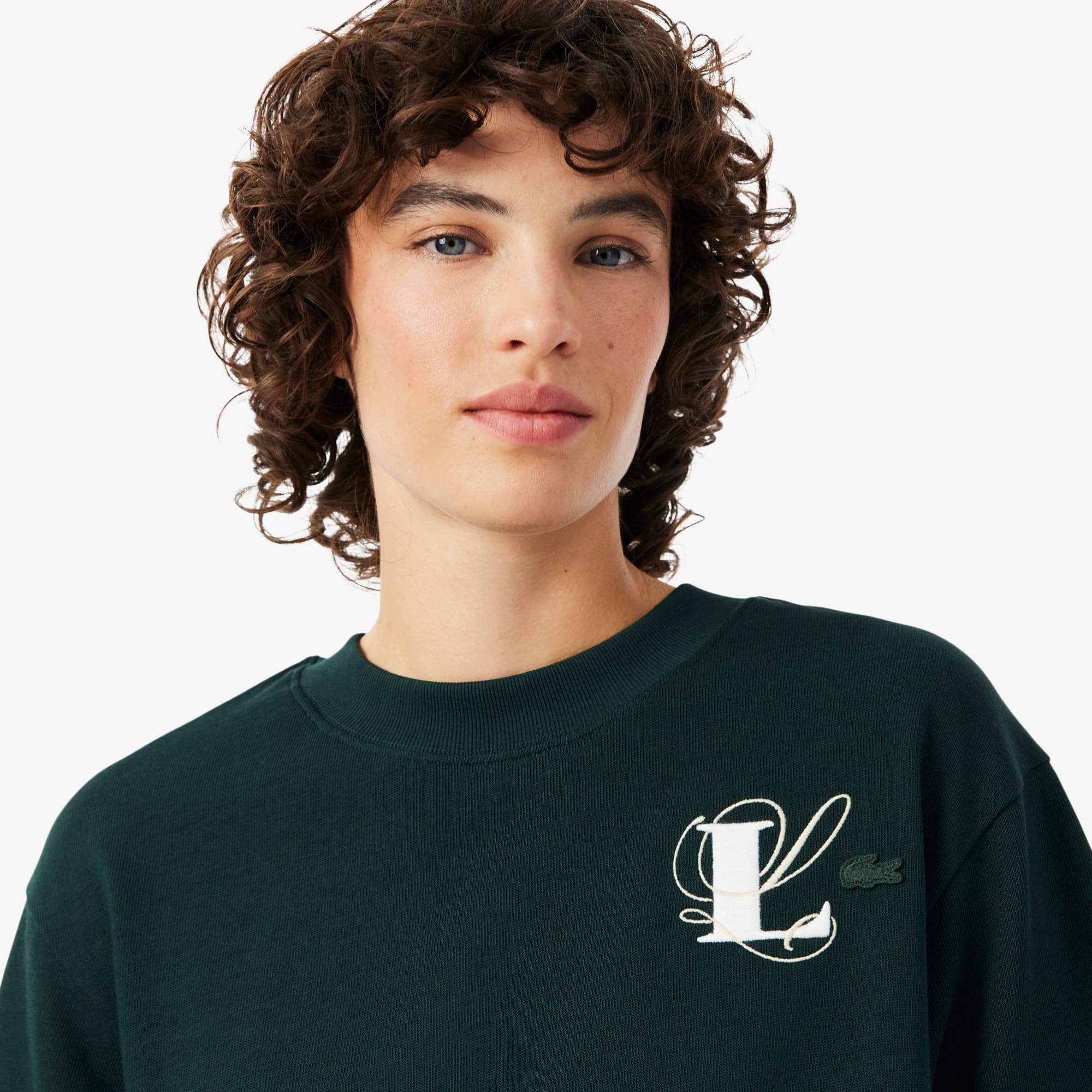 Oversized Embroidery Detail Jersey T-shirt - T-Shirts & Tops - New