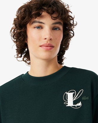 Playera Oversized de Tejido Jersey con Detalle Bordado