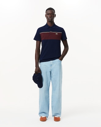 Men's Regular Fit L.12.12 Colorblock Polo