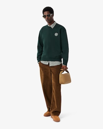 Fleece Badge Sweatshirt