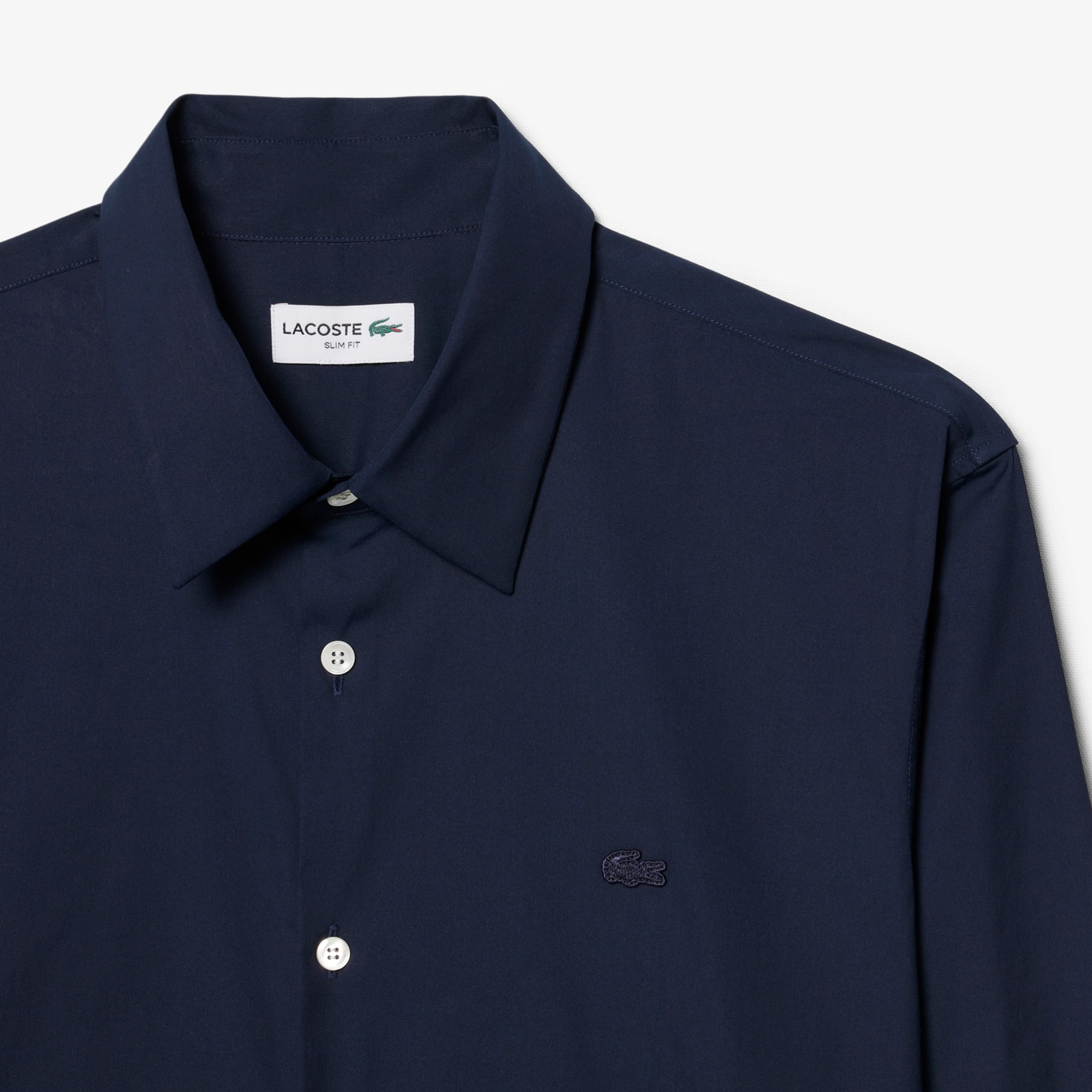 Slim Fit Stretch Poplin Shirt