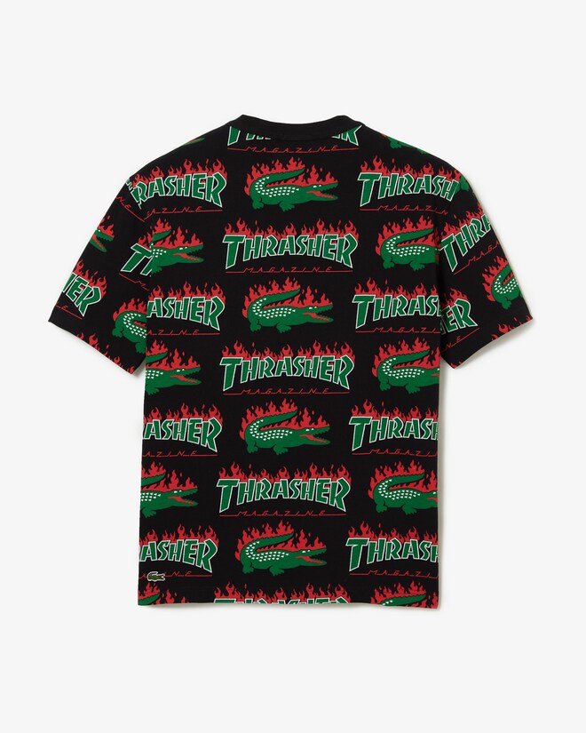 Unisex Lacoste x Thrasher Oversized Fit Cotton Jersey T-Shirt - T  