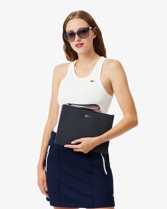 Bolsa Anna De Lona Piqu&eacute; Para Mujer