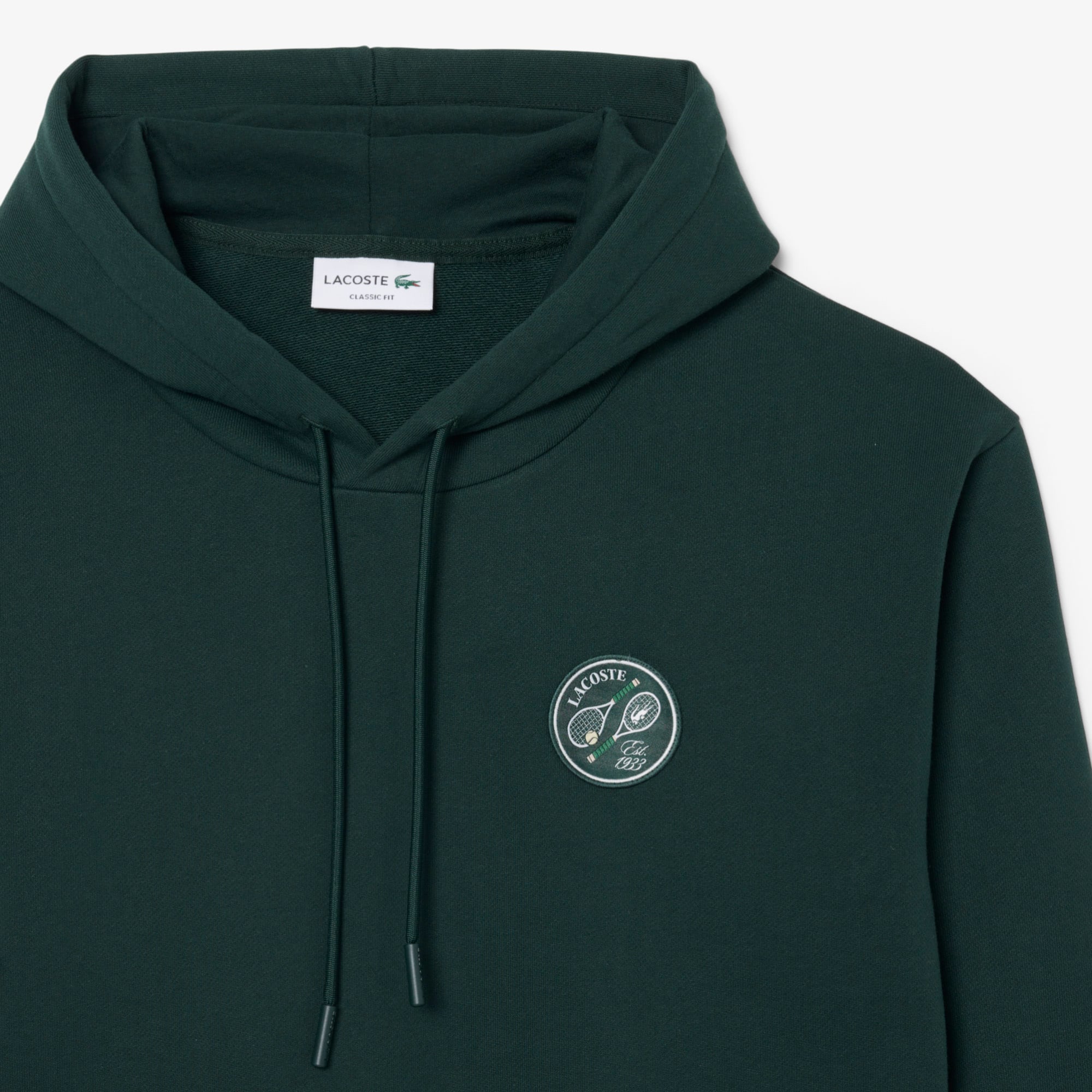 Fleece Badge Hoodie