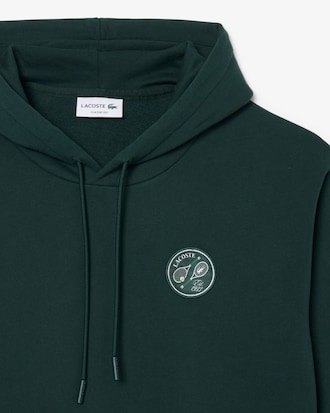Fleece Badge Hoodie