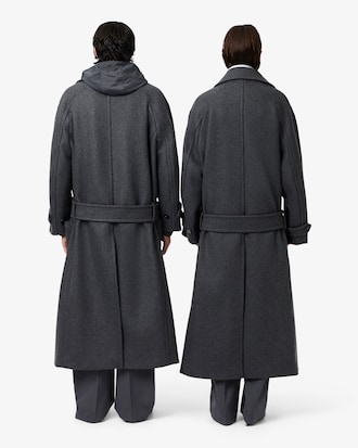 Runway Oversized Double Breasted Wool Coat