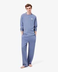 Waffled Cotton Pajama Pants