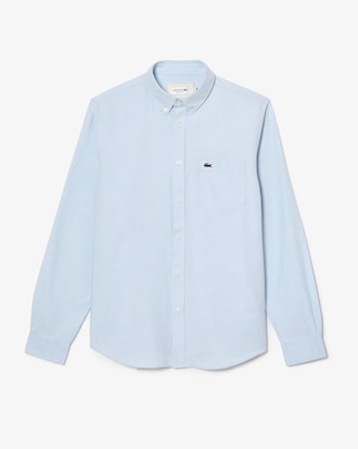 Men’s Buttoned Collar Oxford Cotton Shirt