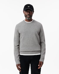 Men's 3D Knit Cashmere Crew Neck Sweater