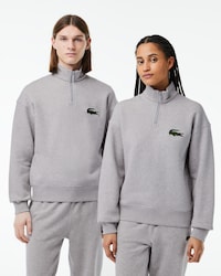 Unisex Loose Fit High-Neck Fleece Sweatshirt