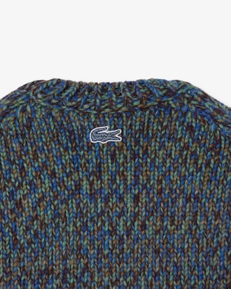 Men's Knit Intarsia Crocodile Sweater