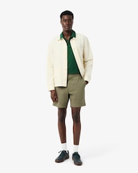 Regular Fit Stretch Cotton Shorts