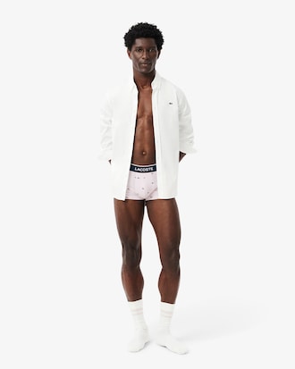 Men's Cotton Crocodile All Over Jersey Trunks