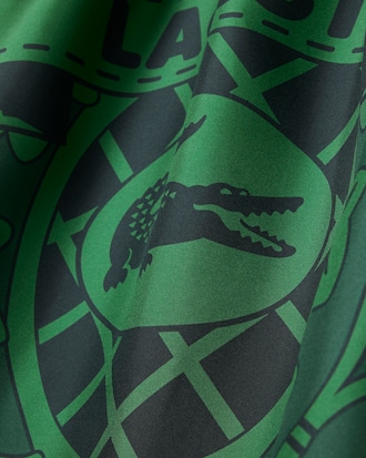 Runway Print Silk Square