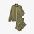 Khaki Green / White