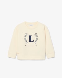 Embroidered Badge Neoprene Sweatshirt