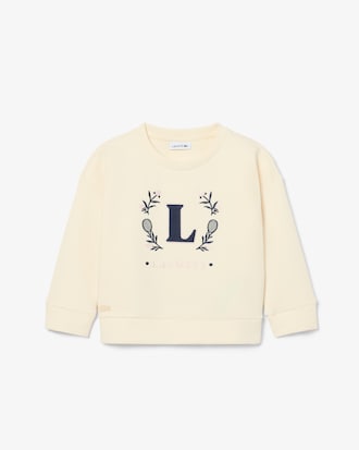 Embroidered Badge Neoprene Sweatshirt