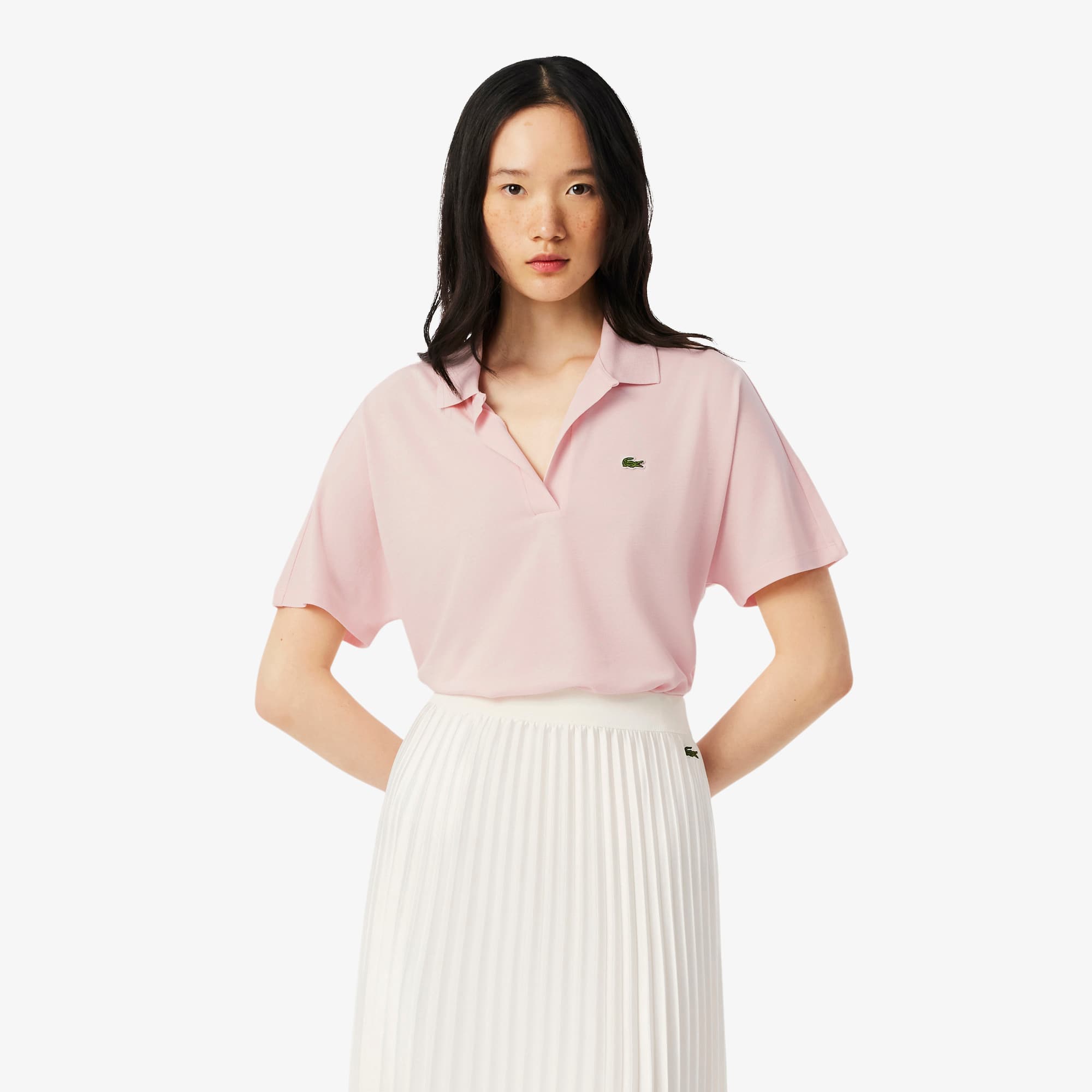 Lacoste Women's Relaxed Fit Piqué Polo