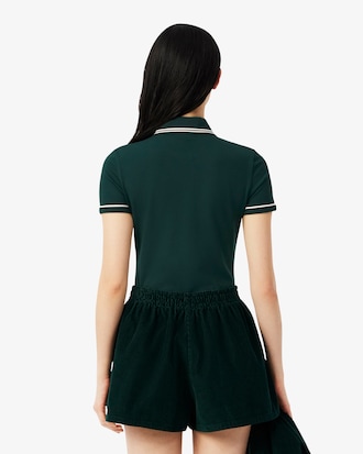 Women's L.12.D Slim Fit Trim Detail Polo