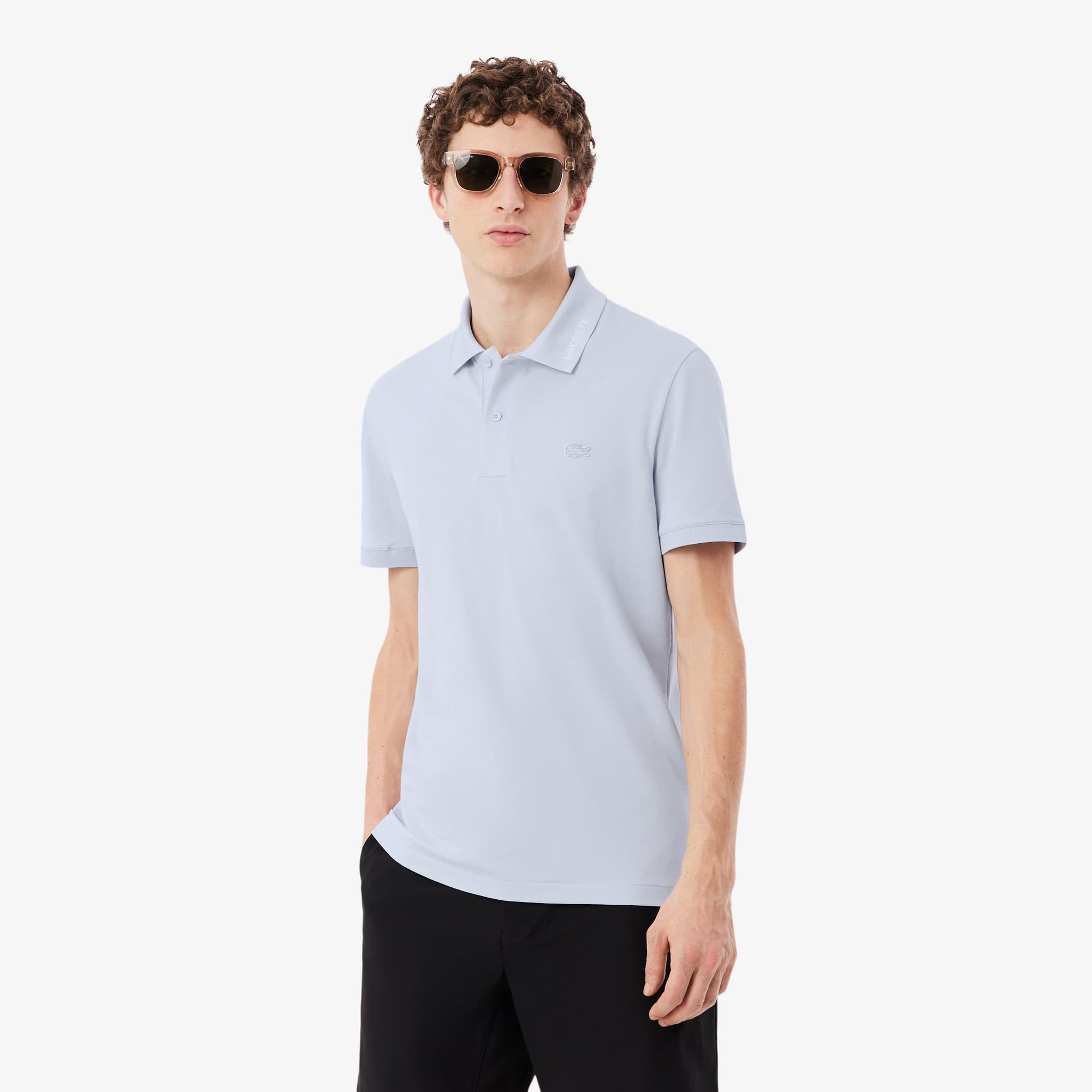 新品 26SS COMOLI COTTON PIQUE POLO SHIRTS Slim Fit Branded Piqué Polo - Polo Shirts - New In 2026 | Lacoste