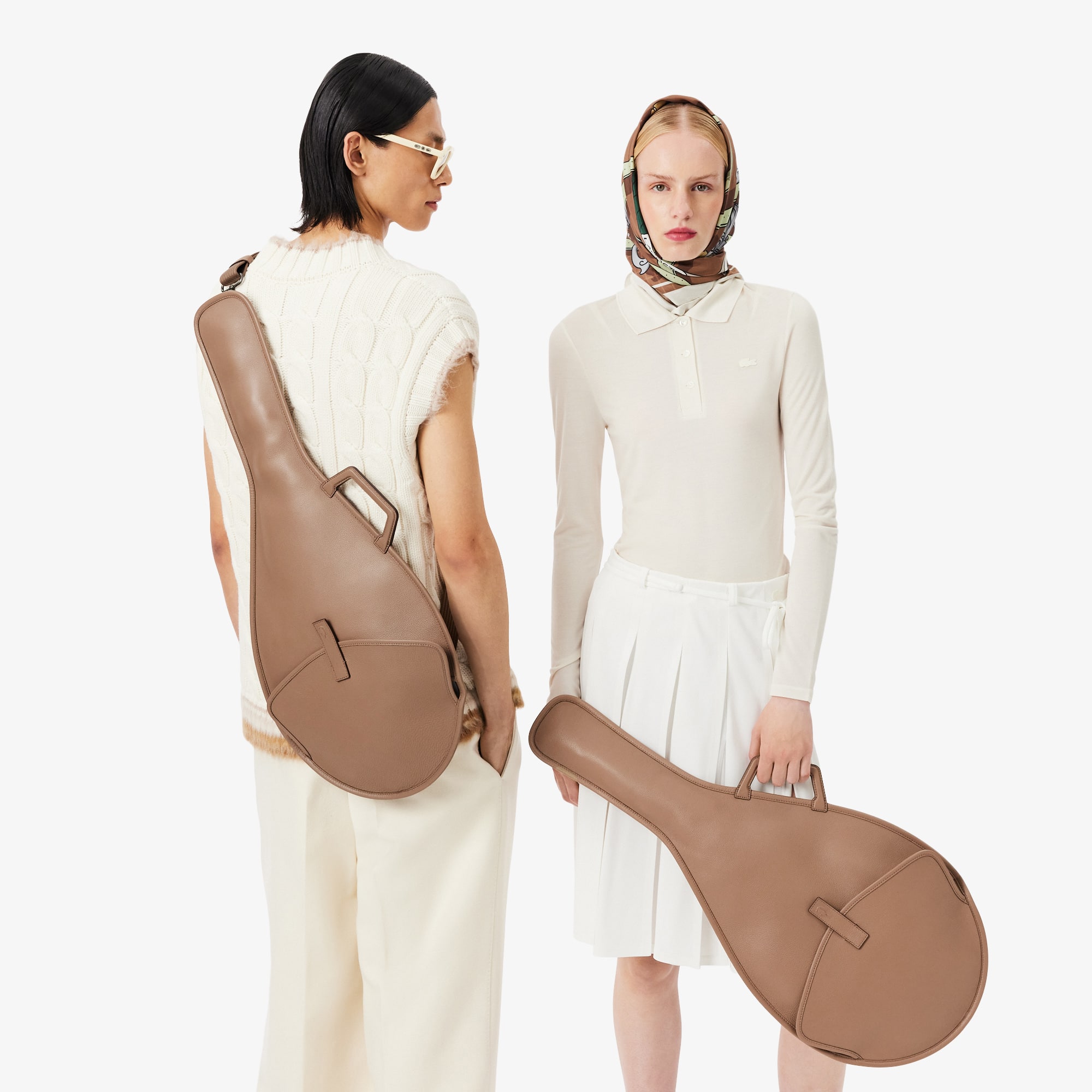 Runway Grain Leather Racket Bag - Bags - New In 2026 | Lacoste