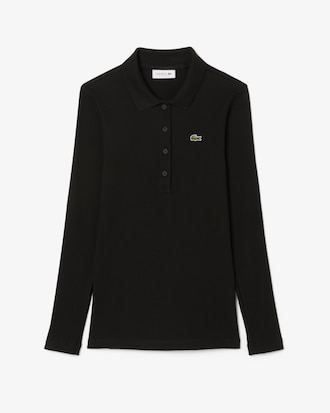 Women's Slim Fit L.12.D Ribbed Cotton Polo