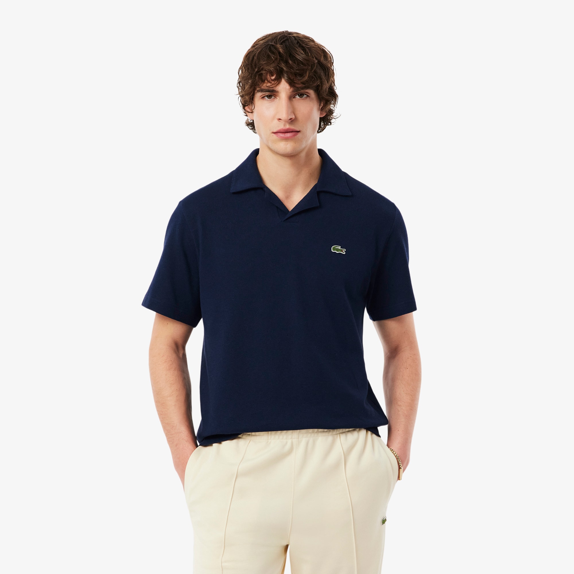 Classic Fit Cotton-Linen Polo - Polo Shirts - New In 2026 | Lacoste