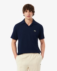 Polo De Algod&oacute;n Y Lino De Corte Cl&aacute;sico