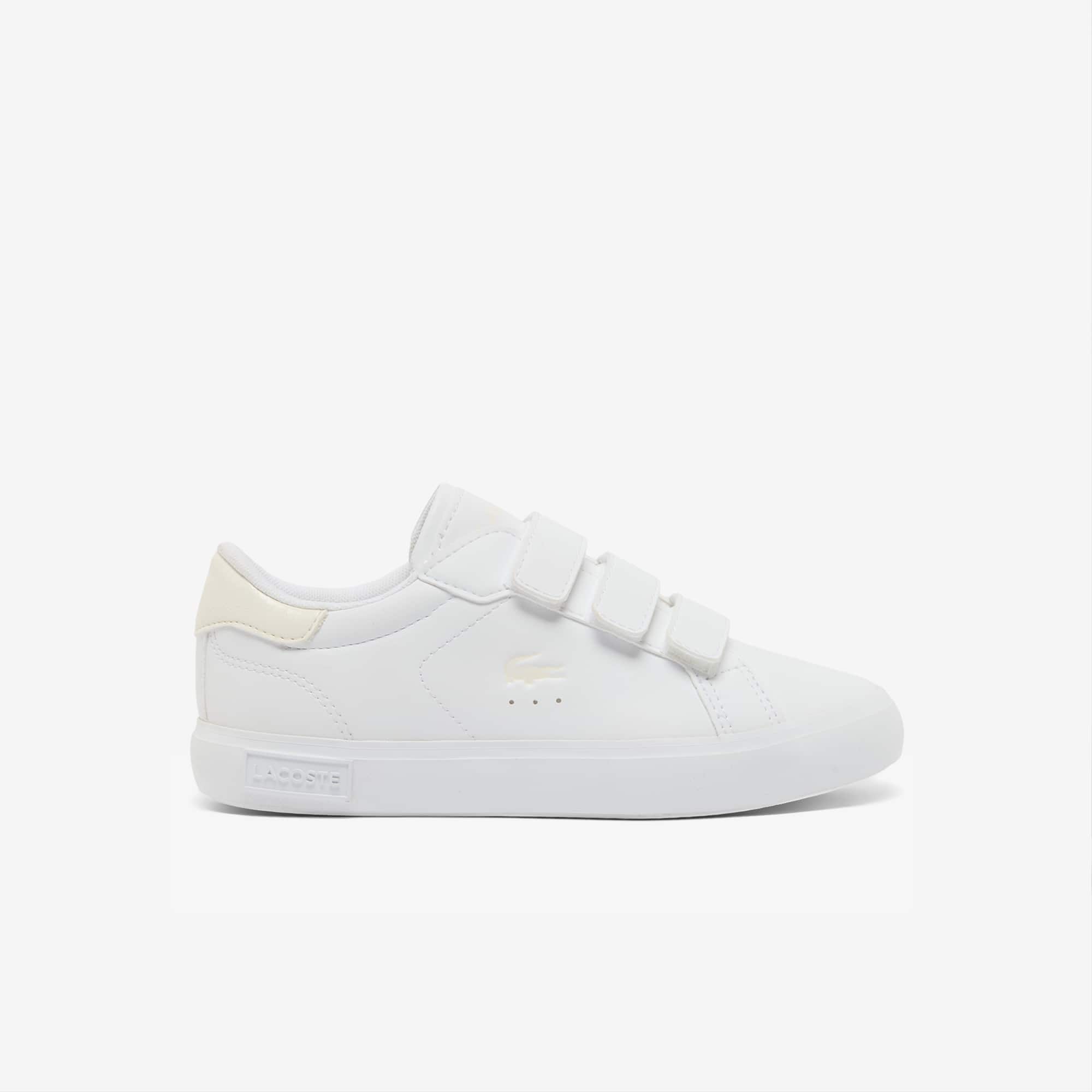 Lacoste Children's Powercourt Sneakers - 11 In White